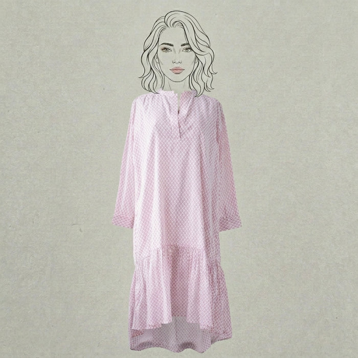 Design Shop Cotton Printed Voile Steph Dress, Large