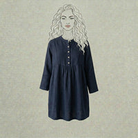 Design Shop Cotton Linen Nora Tunic, Medium