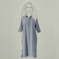 Design Shop Cotton Seer Sucker Veronica Dress, Medium