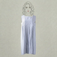 Design Shop Cotton Ticking Sarah Dress, Extra Large