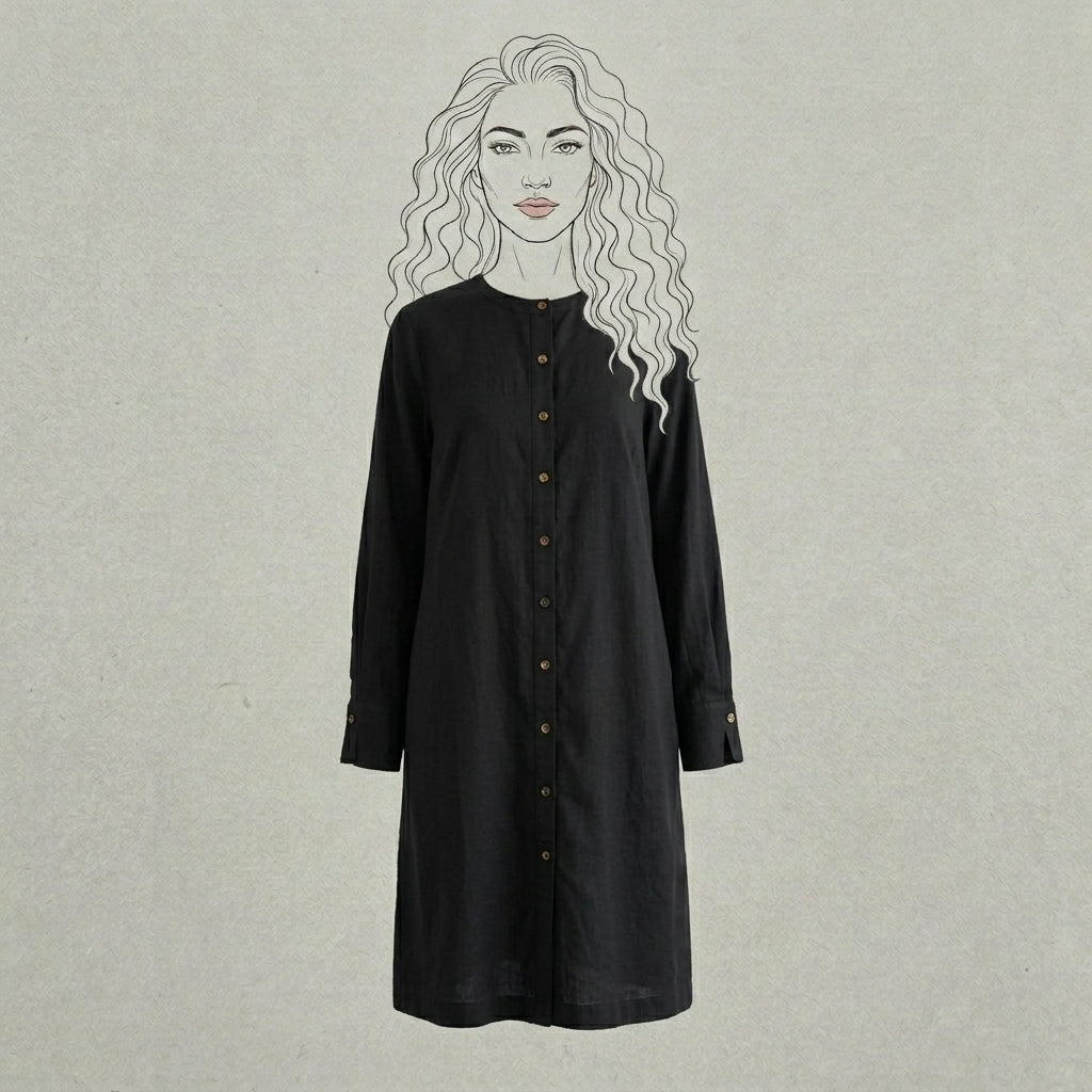 Design Shop Linen Kimmy Tunic, Medium