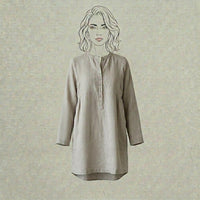 Design Shop Cotton Linen Nora Tunic, Large