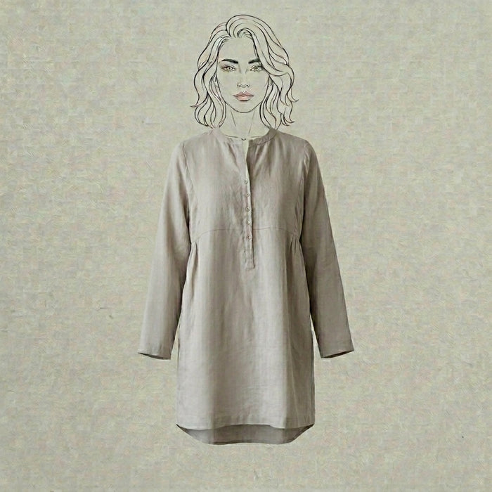 Design Shop Cotton Linen Nora Tunic, Large