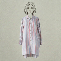 Design Shop Bianca Tunic, Multi-Stripe, Extra Small