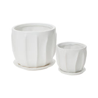 Design Shop Draken Pot with Saucer 7.5"x 6.25"