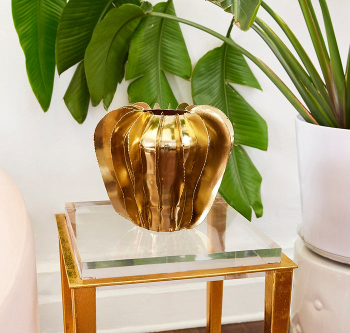Villa & House Doral Vase, Brass
