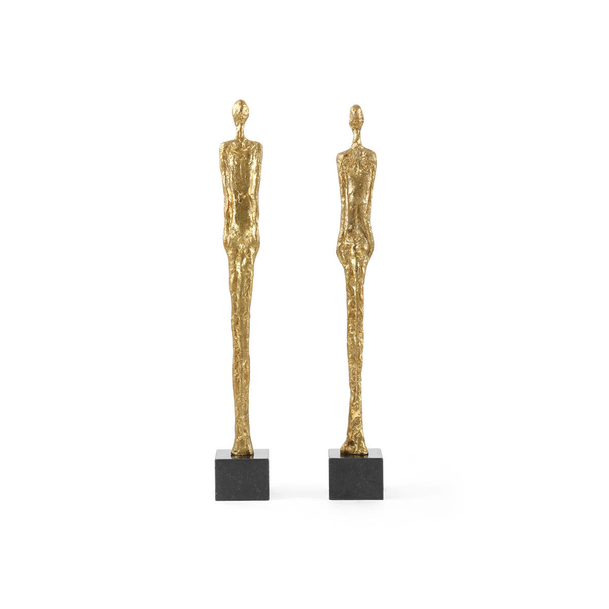 Villa & House Dora Mar Statue (Pair), Gold Leaf