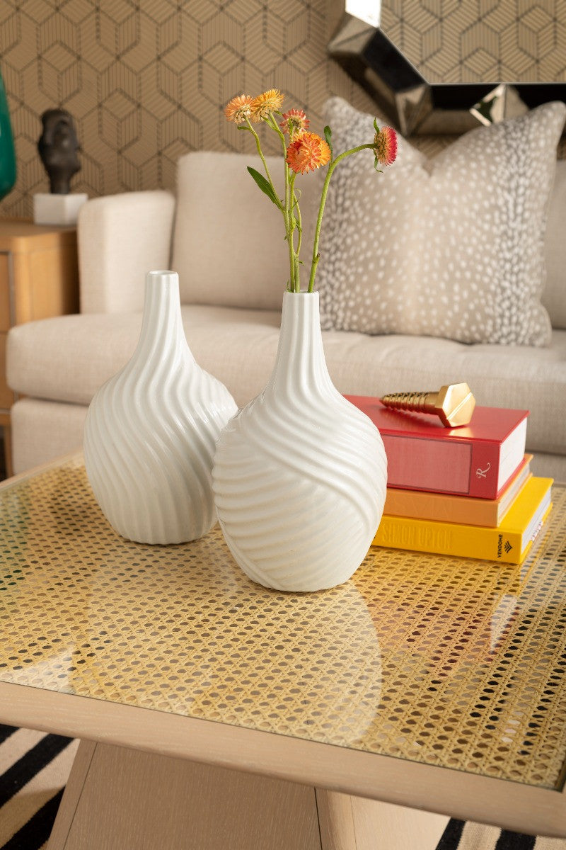 Villa & House Dune Vase, Cool White