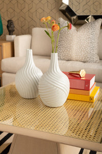 Villa & House Dune Vase, Cool White
