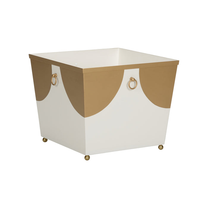 Chelsea House Plais Planter Short - White/Gold