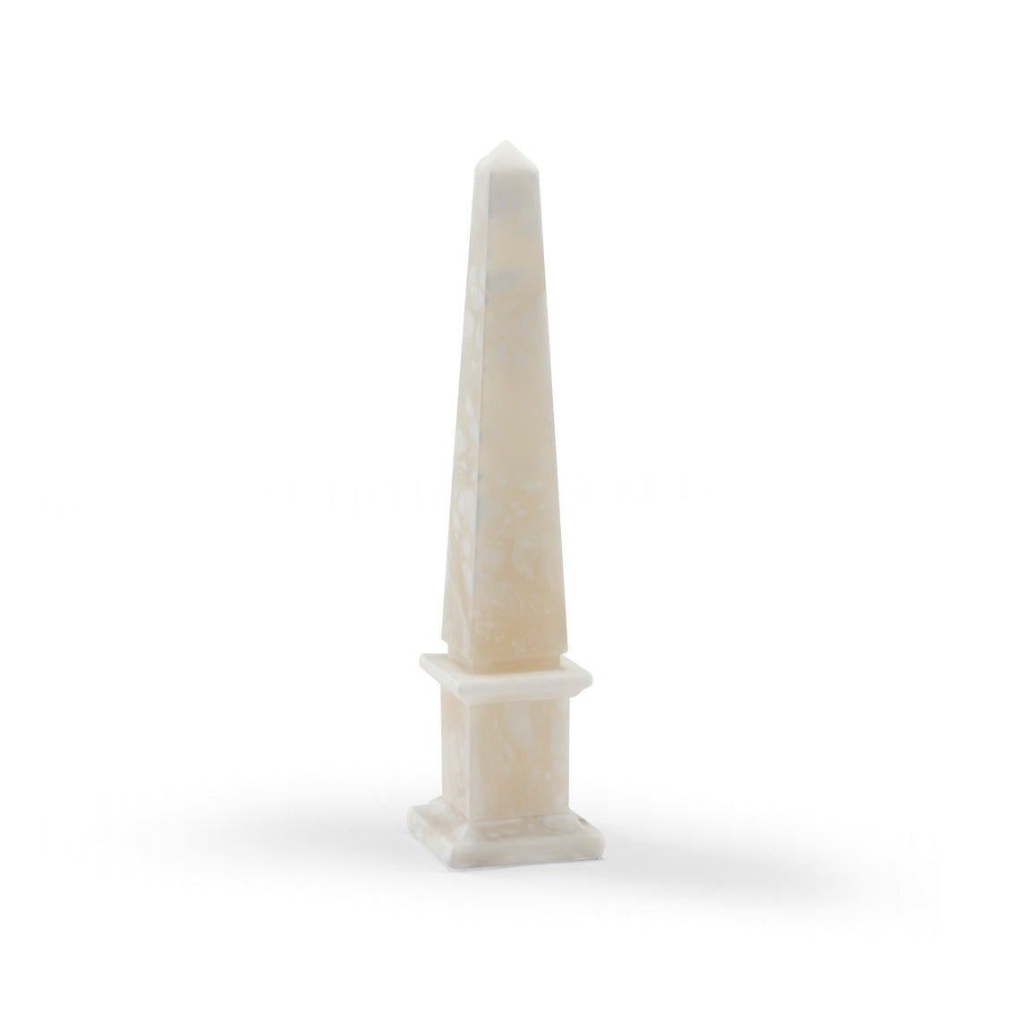 Chelsea House Alabaster Obelisk - Cream (Sm)