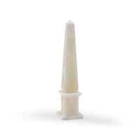 Chelsea House Alabaster Obelisk - Cream (Sm)