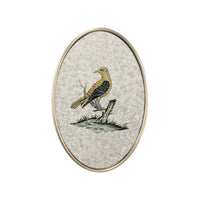 Chelsea House Oval Antiqued Mirrored Bird-A