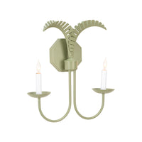 Wildwood Petite Palm Sconce - Green