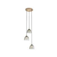 Wildwood Caterina Triple Pendant - Smoke