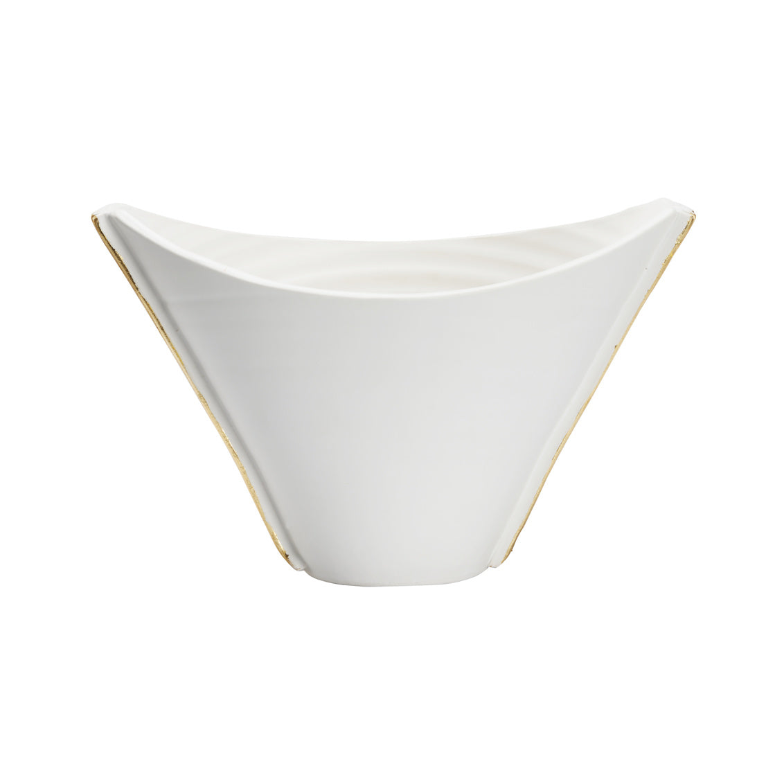 Wildwood Siracusa Vessel - Blanco/Oro - Lg