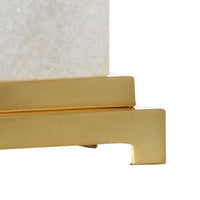 Chelsea House White Kennedy Marble Lamp