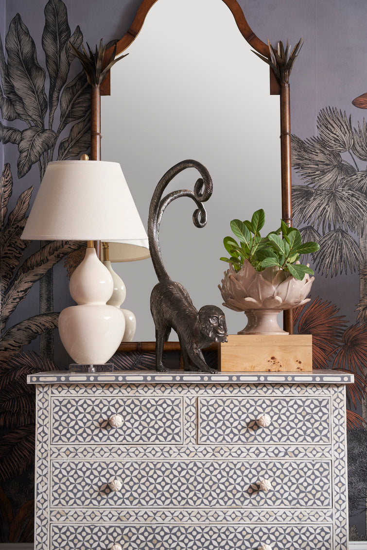 Chelsea House Standing Monkey - Gunmetal