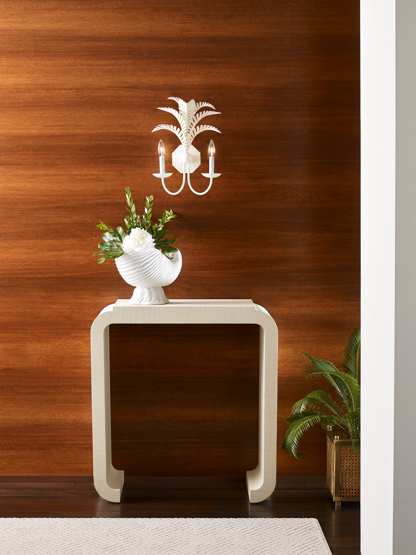 Wildwood Royal Palm Sconce - White