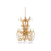 Wildwood Grand Stairs Chandelier-Gold