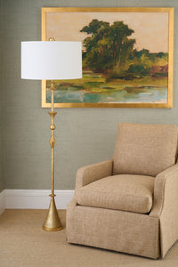 Chelsea House Gia Floor Lamp - Textured Gilt