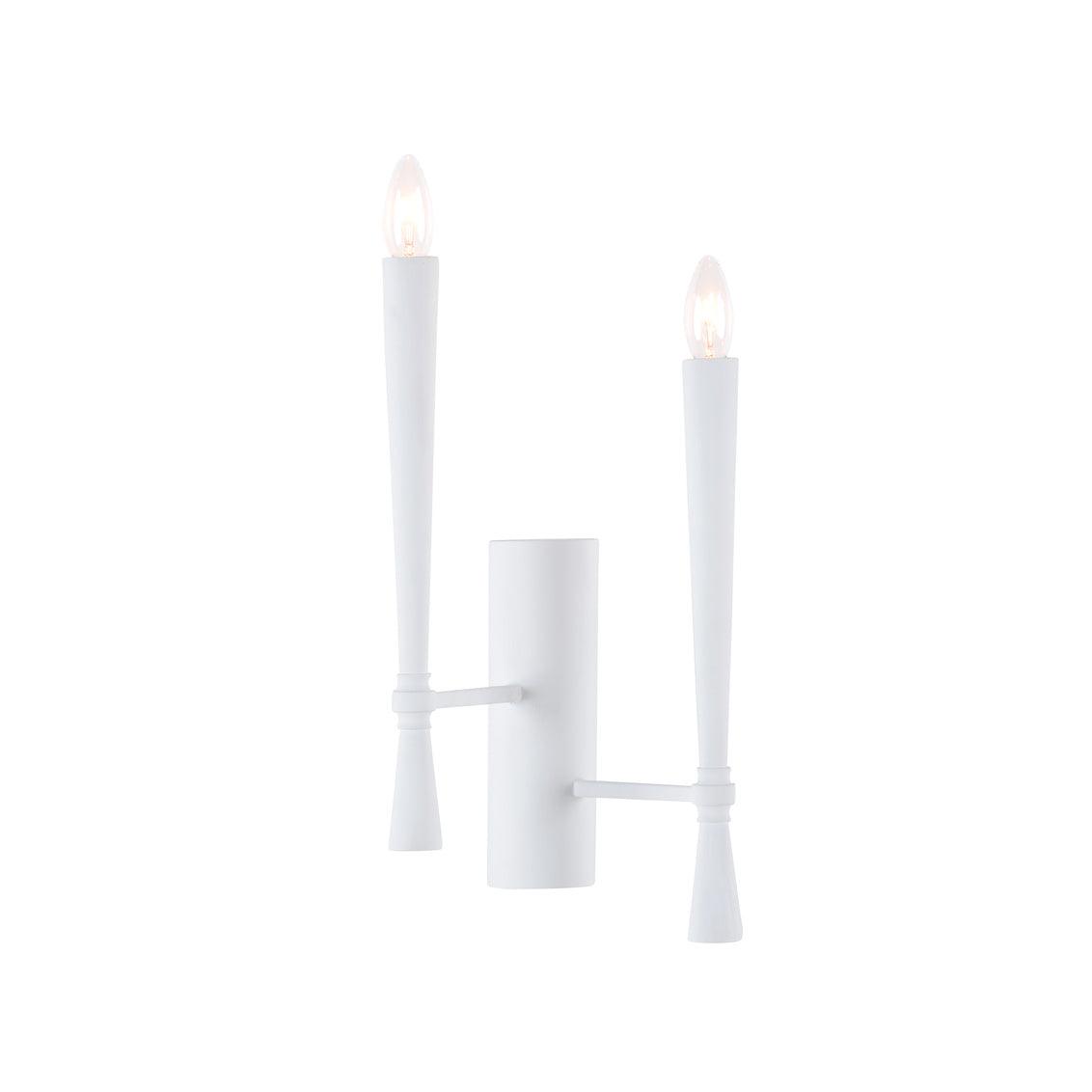 Wildwood Dumas Plaster Sconce - White (Right)
