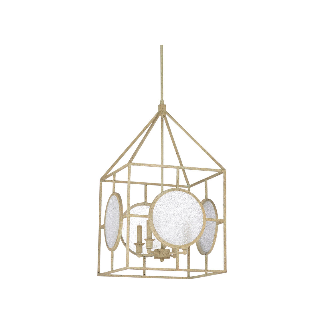 Wildwood Duxberry Lantern - Aged White