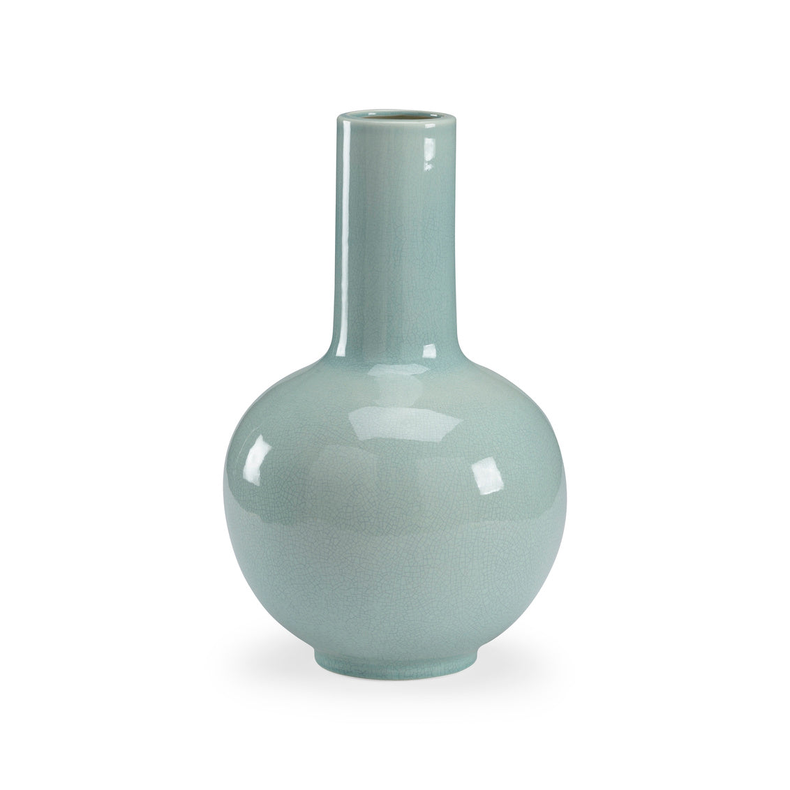 Chelsea House Wicker Vase - Celadon