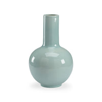 Chelsea House Wicker Vase - Celadon