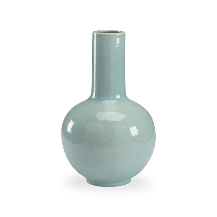 Chelsea House Wicker Vase - Celadon