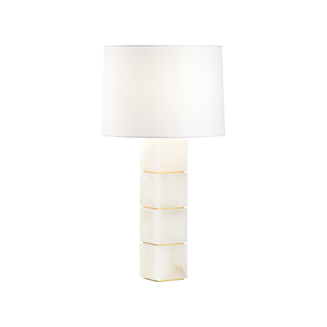 Chelsea House Stacked Alabaster Lamp