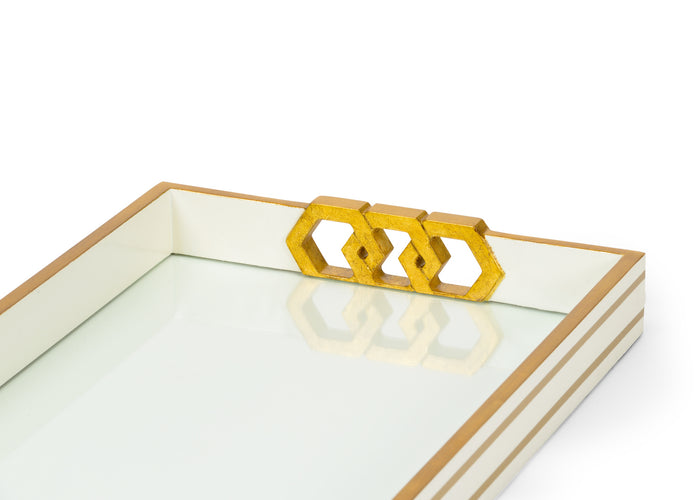 Chelsea House Copas Serving Tray - White