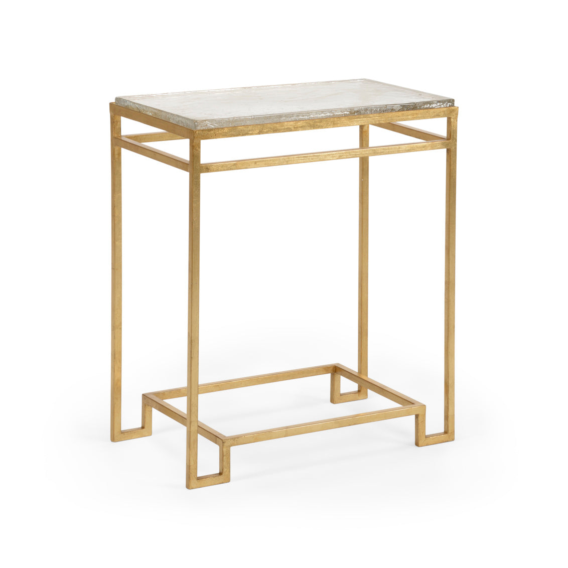 Chelsea House Seed Glass Side Table - Gold