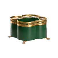 Chelsea House Tracery Cachepot - Green (SM)