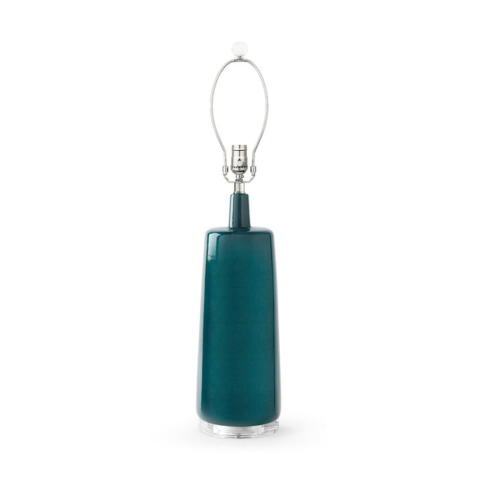 Villa & House Edgware Lamp Without Shade, Green Lapis