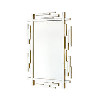 Villa & House Edith Mirror, Polished Brass