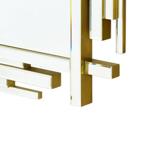 Villa & House Edith Mirror, Polished Brass