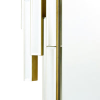 Villa & House Edith Mirror, Polished Brass