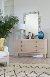 Villa & House Edith Mirror, Polished Brass