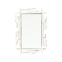 Villa & House Edith Mirror, Polished Brass