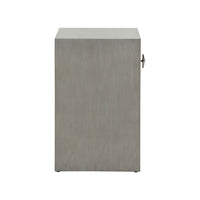 Chelsea House Moxy Bedside Table 1 Drawer - Gray