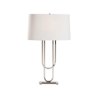 Chelsea House Odeon Table Lamp - Polished Nickel
