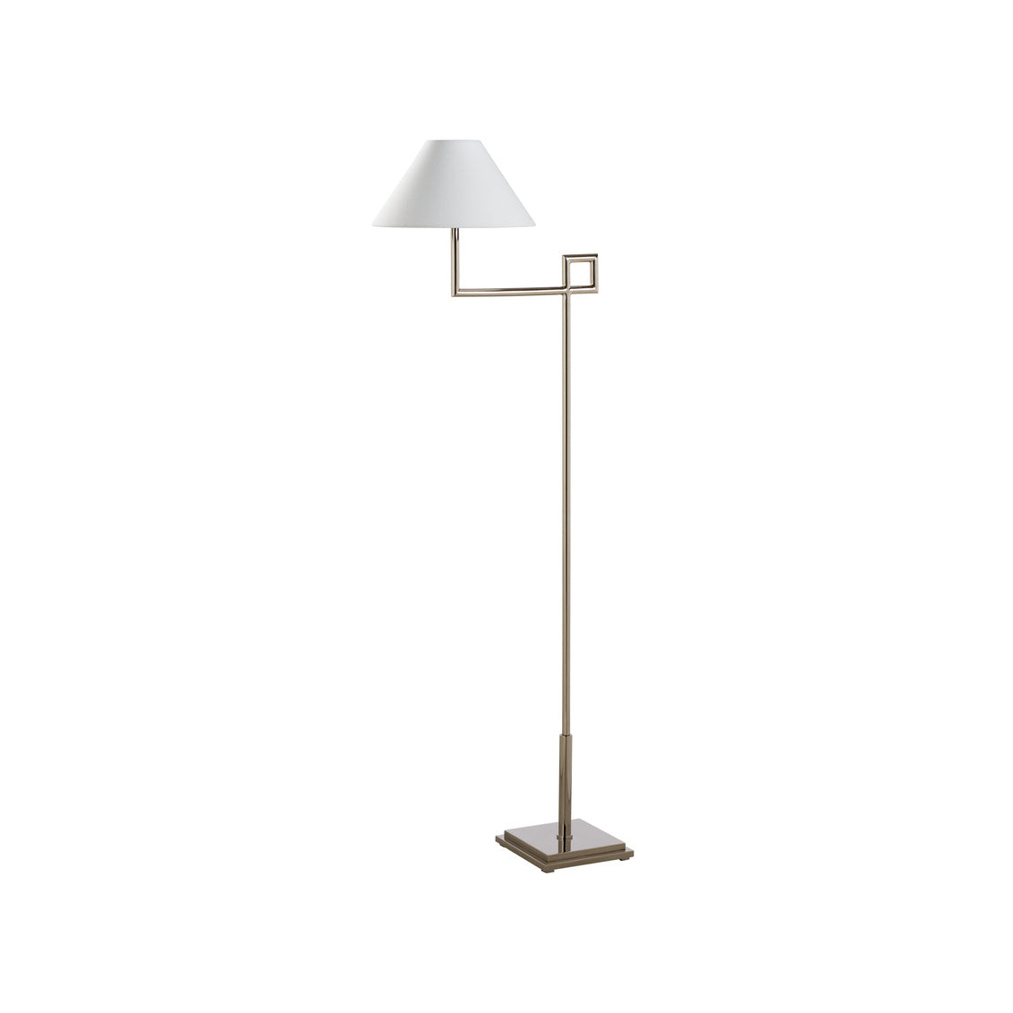 Chelsea House St. Dunstan Floor Lamp - Polished Nickel