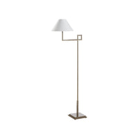 Chelsea House St. Dunstan Floor Lamp - Polished Nickel