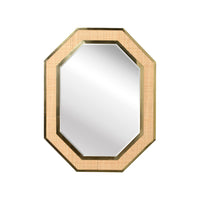 Wildwood Dunbar Brass And Cane Mirror