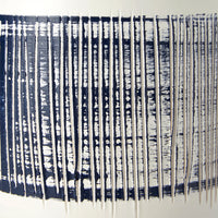 Villa & House Elena Lamp Without Shade, Blue and White