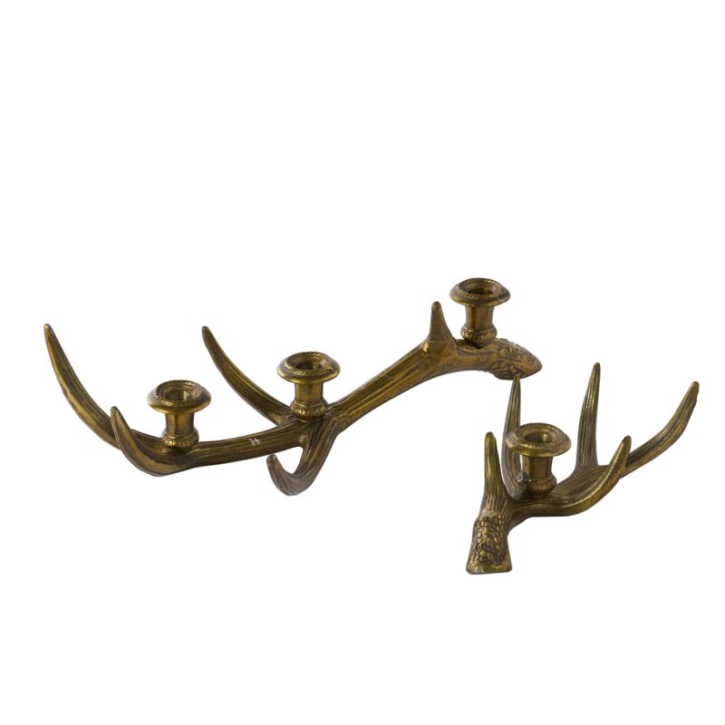 Design Shop Elegant Antler Candleholder 10.5"x 6.5"x 3.75"