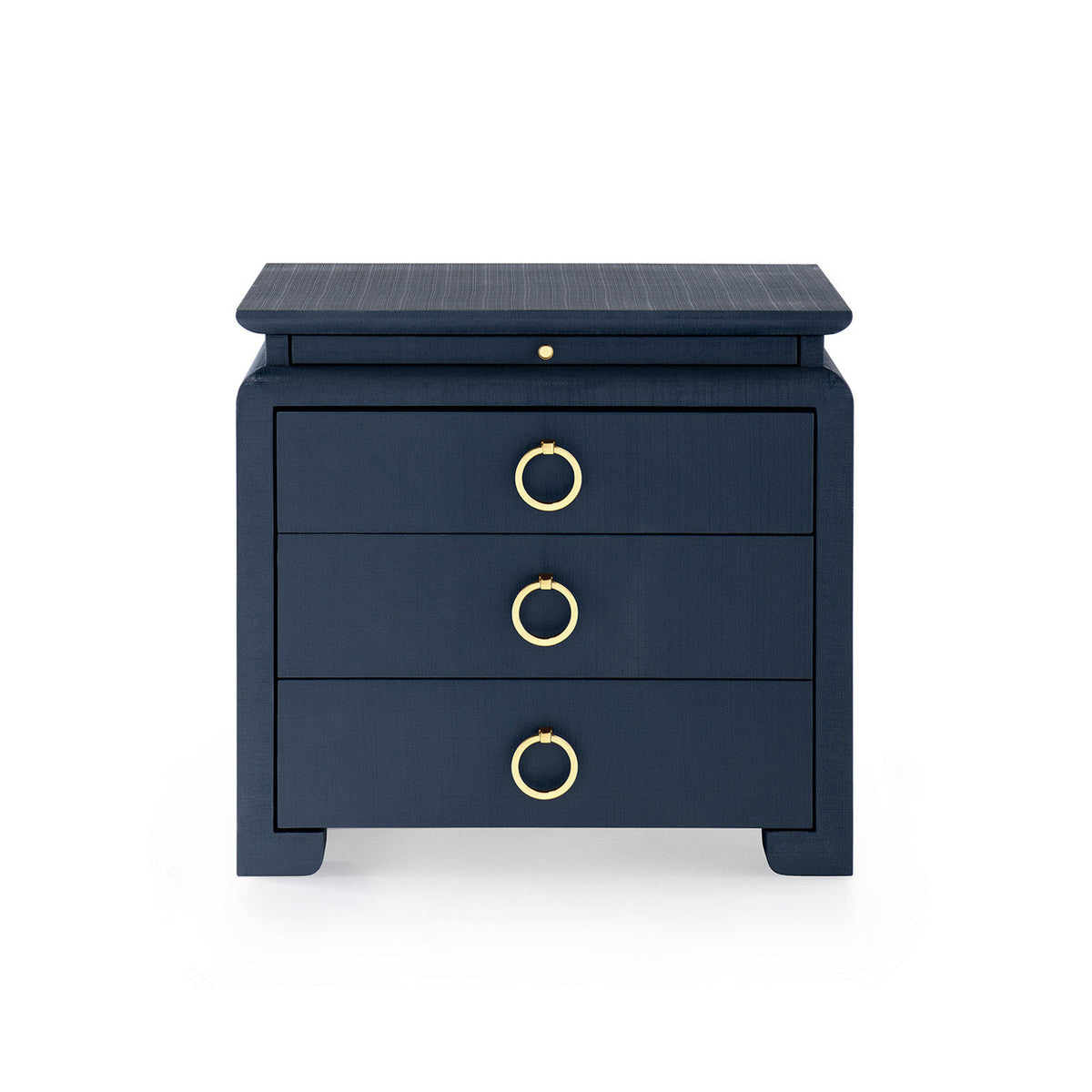 Villa & House Elina 3-Drawer Side Table, Storm Blue
