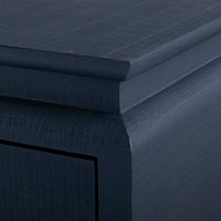 Villa & House Elina 3-Drawer Side Table, Storm Blue
