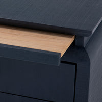 Villa & House Elina 3-Drawer Side Table, Storm Blue